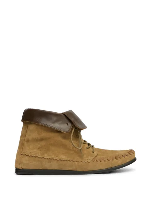 MARANT Varny braided lace-up ankle boots Neutrals BO0274HAD2A01N