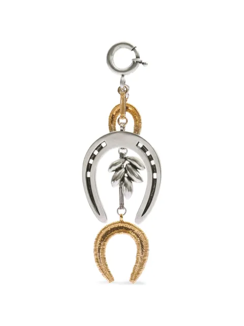 ISABEL MARANT Byrne two-tone horseshoe-detail keyring Silver PC0008FAD2B06B
