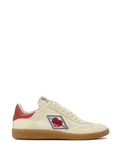 ISABEL MARANT Kaycee love-patch sneakers Neutrals BK0055FAD2E13S