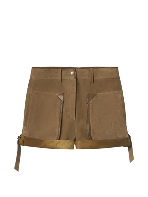 ISABEL MARANT Marline suede shorts Brown SH0287FAD2B01I