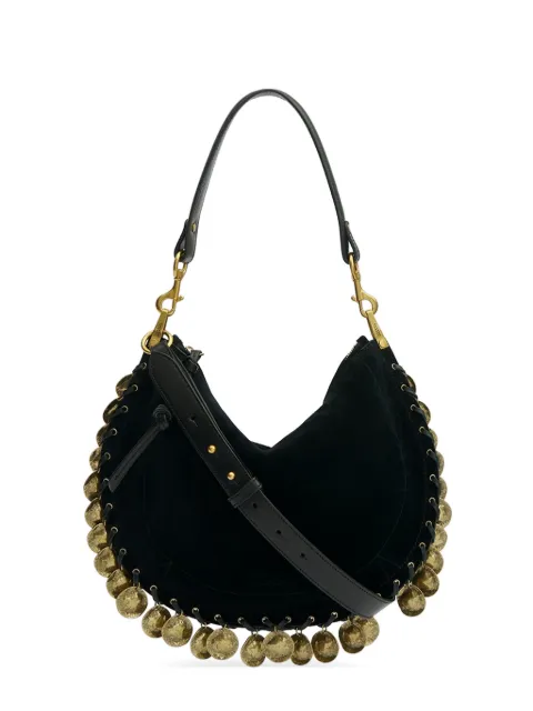 ISABEL MARANT Oskan Soft medallions shoulder bag Black BF0066FHD2C16M