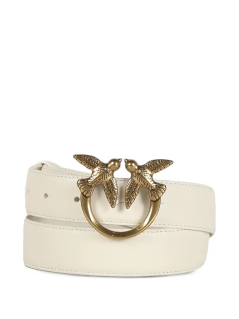 PINKO Love Birds leather belt Neutrals 100125A0F1