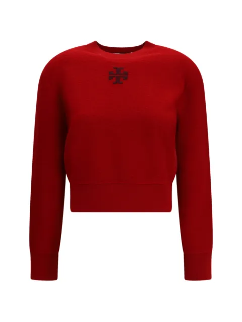 Tory Burch wool logo sweater Red 180662