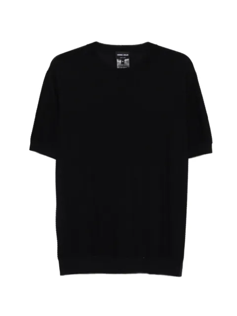 Giorgio Armani short-sleeve T-shirt Black GM003132AF24705
