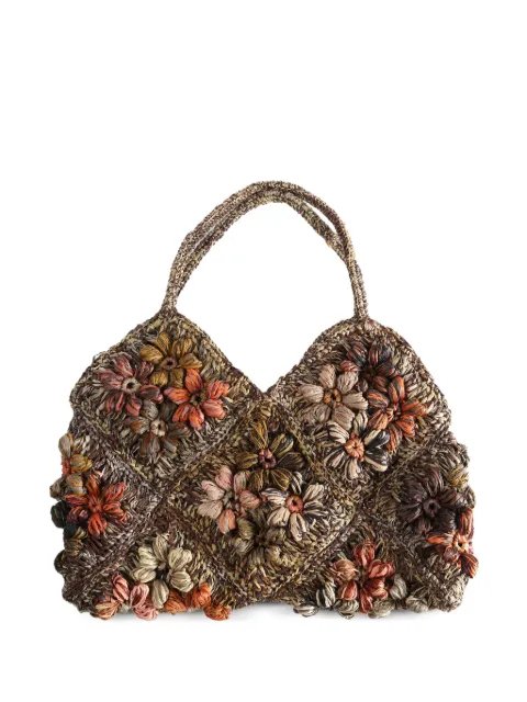 SOPHIE DIGARD floral tote bag Brown S0421013051XLR