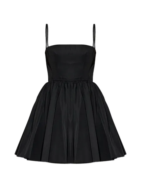 Alaïa smocked flared dress Black AA9R2886W120C