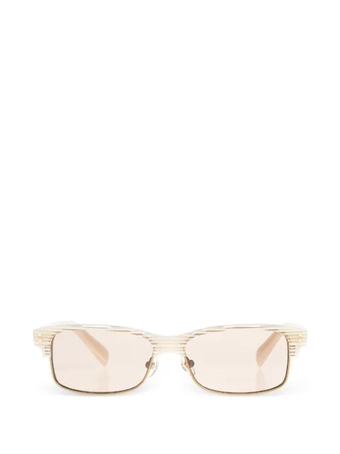 Jacquemus rectangle-frame sunglasses Neutrals JAC155C4SUN