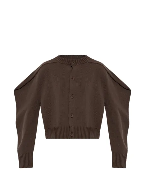 Issey Miyake buttoned knitwear Brown IM66KO753