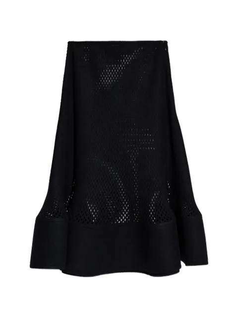 Alaïa A-line mesh skirt Black AA9J2478X098C