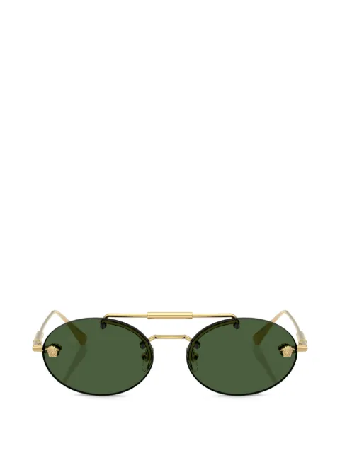 Versace Eyewear oval-frame sunglasses Gold VE2295100271
