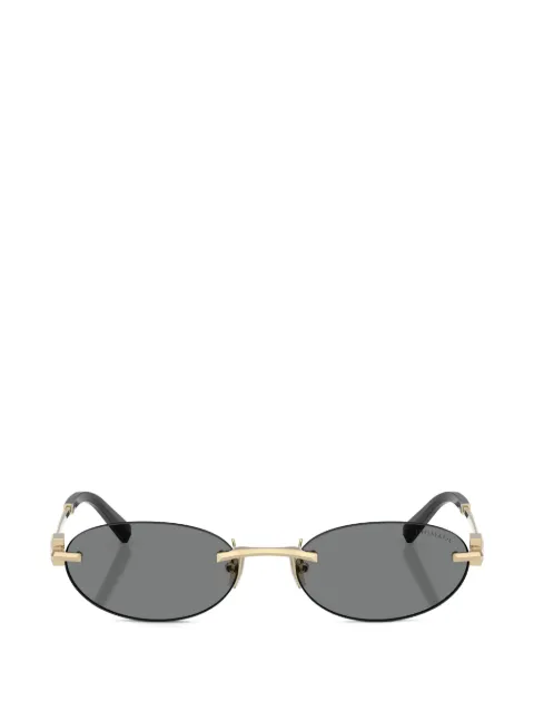 Tiffany & Co. oval-frame sunglasses Gold TF3119D