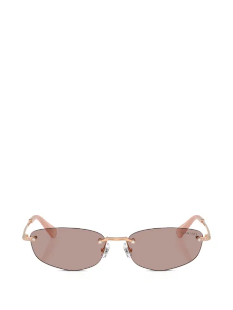 Swarovski rimless sunglasses Gold SK7045D40147N