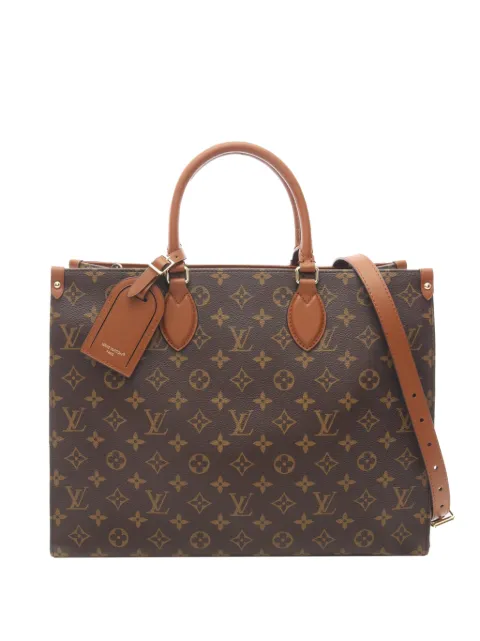 Louis Vuitton Pre-Owned 2021-2026 Monogram OntheGo Organizer satchel Brown Y5TQWW891QVZUEAI