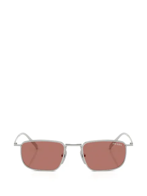 Prada rectangle-frame sunglasses Silver SPRD521BC80W