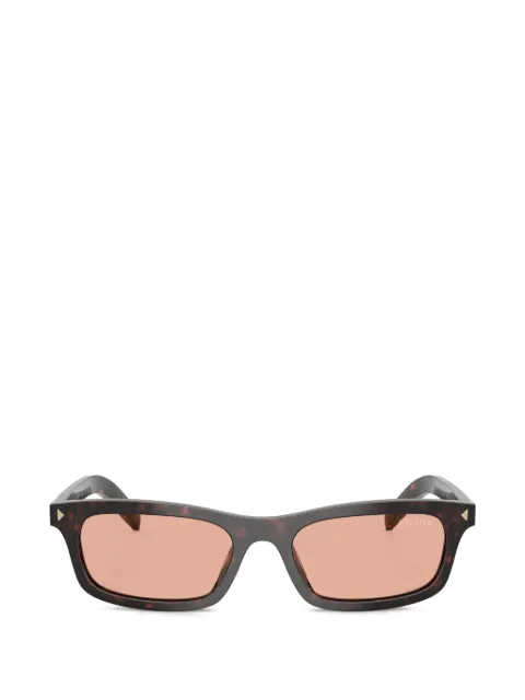 Prada rectangular-frame sunglasses Brown SPRD0517N50W