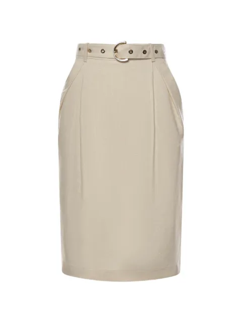 PINKO belted midi skirt Neutrals 106449A2W6