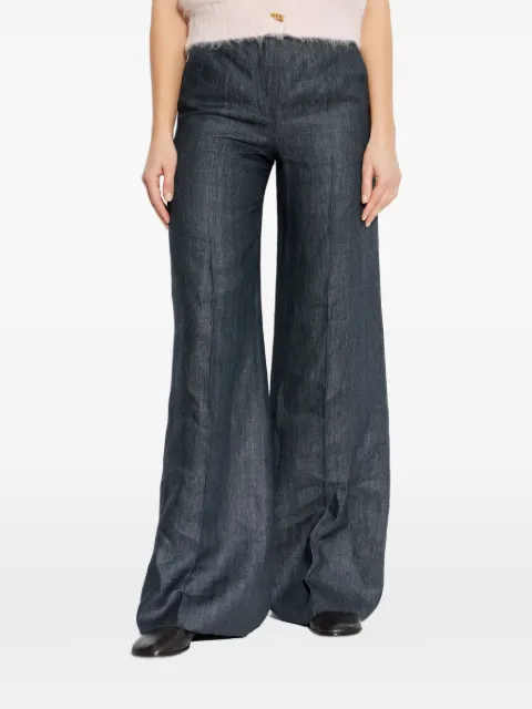 Max Mara Deserto flared trousers Blue 2611131012600