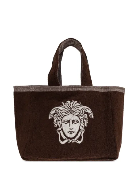 Versace Home Medusa-motif tote bag Brown 10246191A17767
