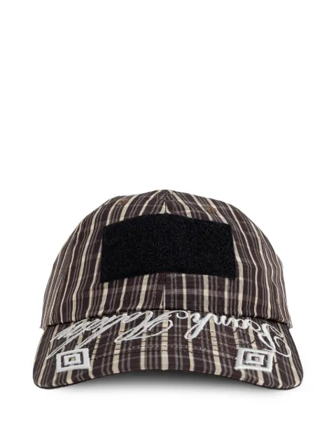 UMBRO logo-embroidery baseball cap Brown UBMW256FA36