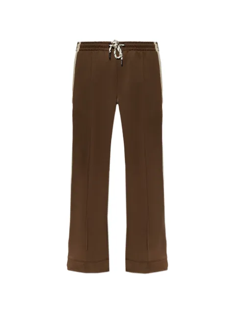 MUNTHE Boud drawstring track pants Brown 261145026167