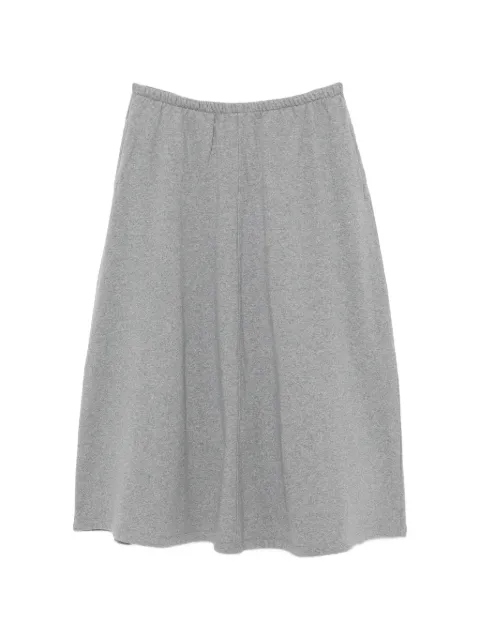 Alexander Wang cotton terry midi skirt Grey 4CC1265377