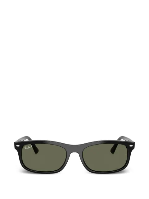 Ray-Ban rectangle-frame sunglasses Black RB222490158