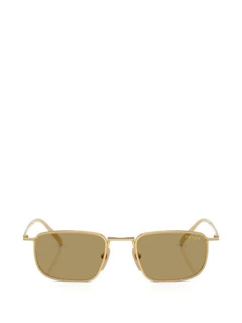 Prada rectangle-frame sunglasses Gold SPRD525AK70G