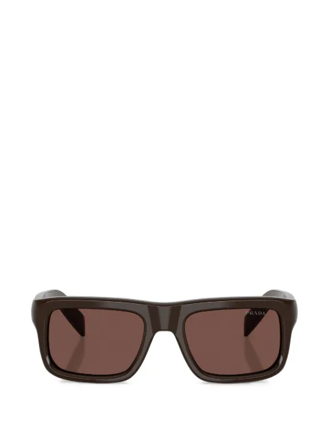 Prada logo-detail sunglasses Brown SPRD1127I90W
