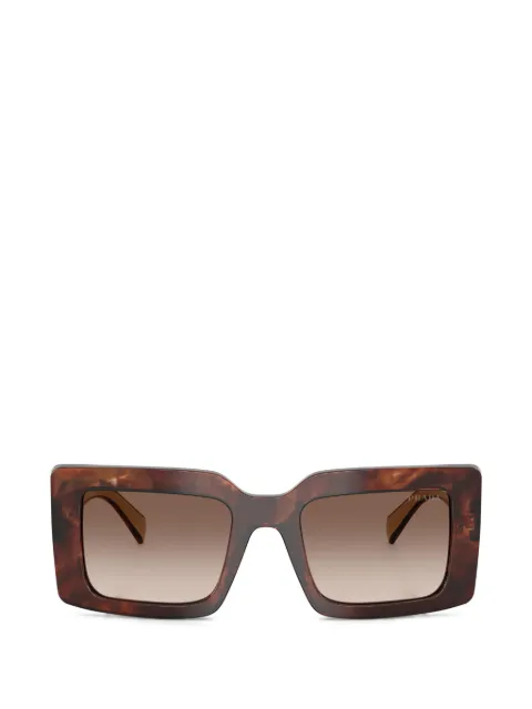 Prada Eyewear tortoiseshell-effect square-frame sunglasses Green SPRD0100K10S