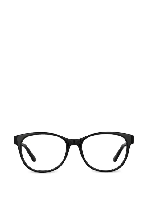 Jimmy Choo Eyewear logo-plaque glasses Black JC241080700