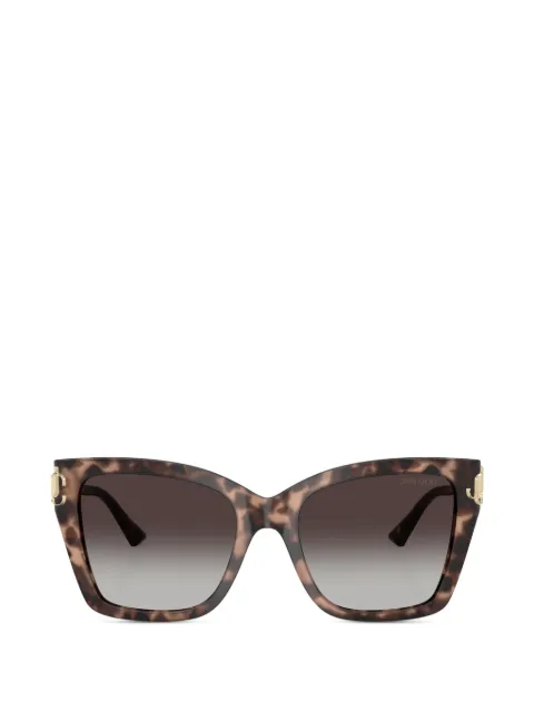 Jimmy Choo Eyewear logo-detail sunglasses Brown JC501250708G