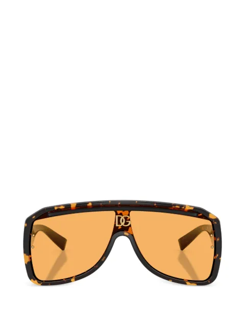 Dolce & Gabbana pilot-frame tortoiseshell sunglasses Brown DG6205