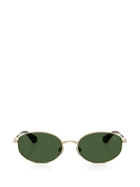 Burberry oval-frame sunglasses Gold BE3169