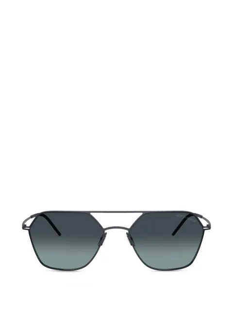 Giorgio Armani geometric-frame sunglasses Blue AR6185