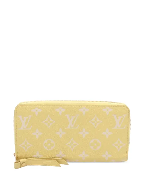 Louis Vuitton Pre-Owned 2010-2026 Monogram Empreinte Zippy Wallet long wallets Yellow XHFUCVL0JAGJ57AB