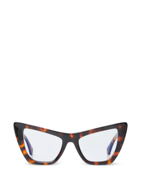 Off-White Eyewear cat-eye glasses Brown OERJ011STYLE116000
