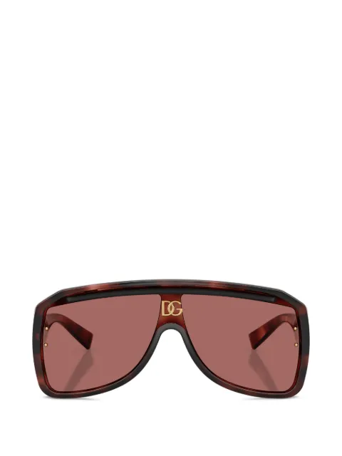Dolce & Gabbana pilot-frame tortoiseshell sunglasses Brown DG6205
