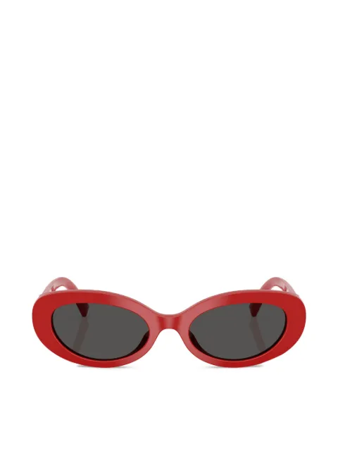 Dolce & Gabbana Eyewear oval-frame sunglasses Red DG4537308887