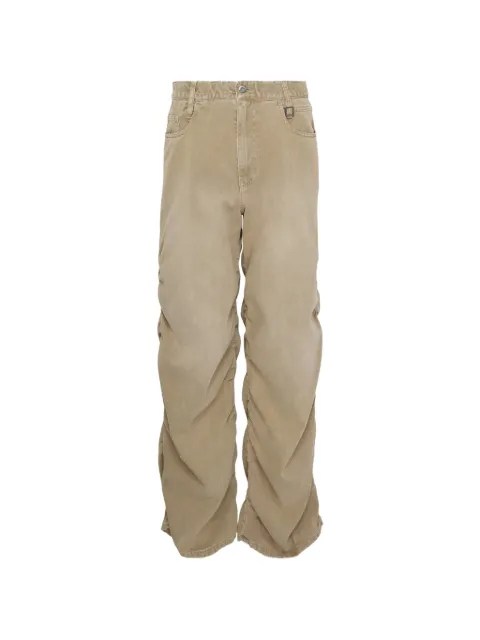 Wooyoungmi drawstring gather side trousers Neutrals W261PT2800981E