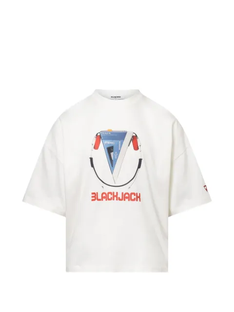 Blackjack crew-neck T-shirt White VFWKM0915K