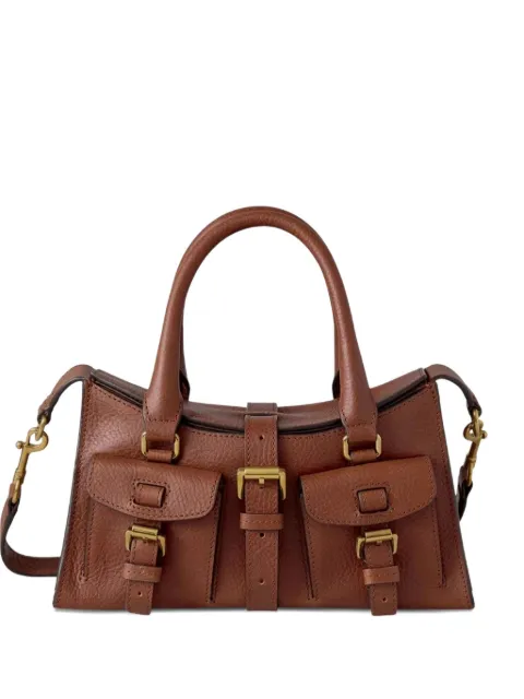 Mulberry Mini Roxanne buckled heritage shoulder bag Brown BS26HH9889730G110