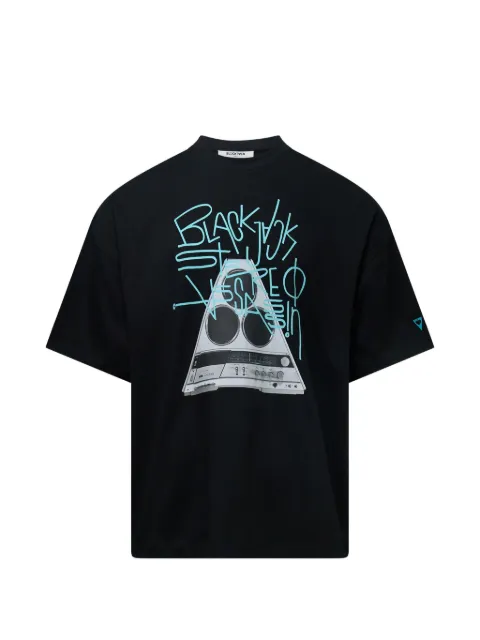 Blackjack Stereo T-shirt Black OVSTR0915KBLACK