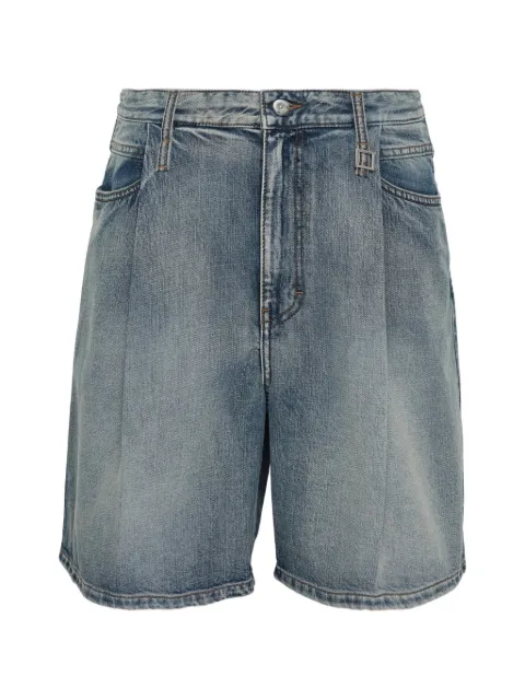 Wooyoungmi pleated denim shorts Blue W261PT4100973L