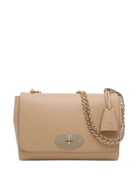 Mulberry medium Lily turn-lock chain leather shoulder bag Neutrals HH0024205W577