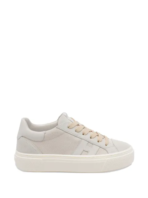 Hogan Crosswind low-top logo sneakers Neutrals HXW7050GB0TV1U