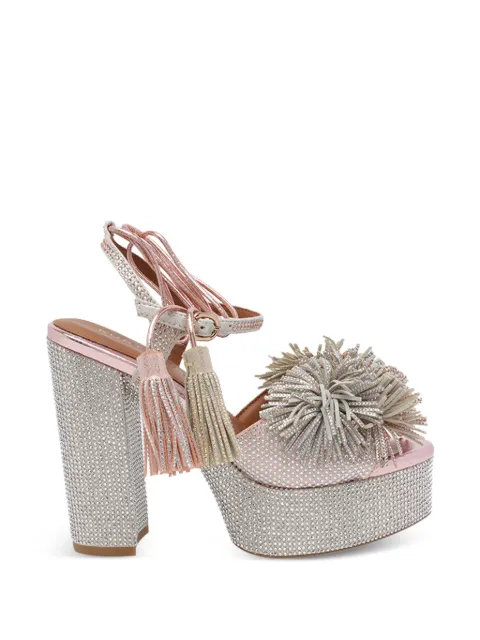 Kurt Geiger London strass tassel sandals Silver 5383665209