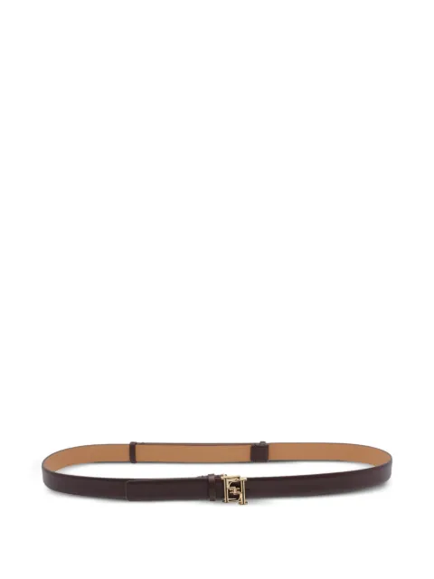 Elisabetta Franchi logo buckle belt Brown CT92S61E2
