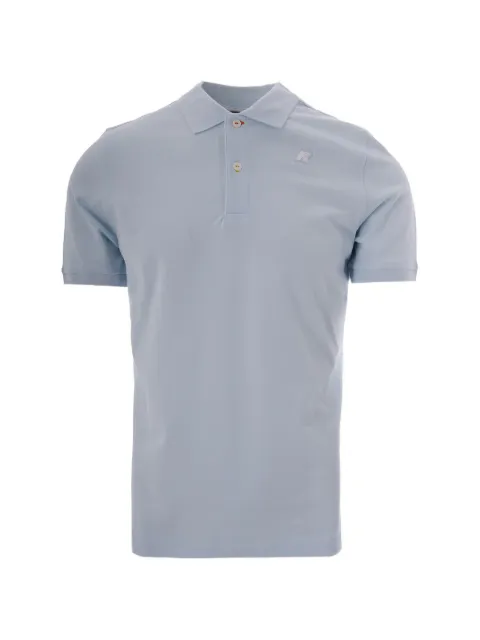 K-Way logo-appliqué polo shirt Blue K1125CW354
