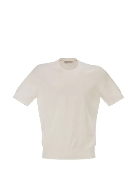 Brunello Cucinelli ribbed short-sleeve T-shirt White M29805200CO312