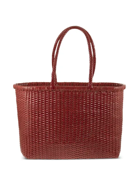 DRAGON DIFFUSION Weave woven-design shoulder bag Red 8805POPPYRED
